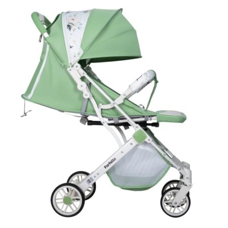 Walking stroller Farfello Comfy Go CG, Colorful White Frame color-7