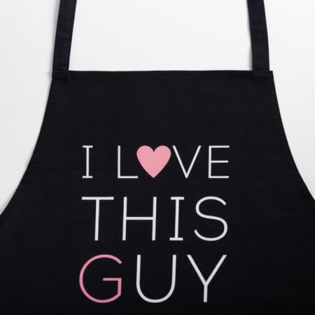 Apron Ethel I Love this Guy 60x70 cm, 100% cotton, reps 210 g/m2-3