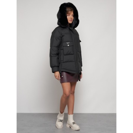 Winter jacket, size 54, black color-8