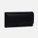 Women's wallet on magnets, black color