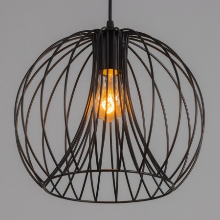 Lamp Bayerlux "ball" E27 40W black 30x30x30-130cm-2