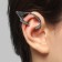 Earrings "Kuffa" Elf, silver color