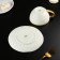 Tea steam porcelain Magistro Poursephona, 2 objects: a cup 240 ml, a saucer d = 16 cm, beige color