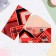 Money envelope "Universal" red patterns, 16x8 cm