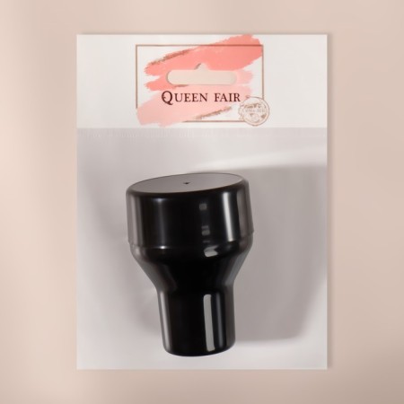 Makeup sponge with the handle "Style", D 4.1 × 3 cm, in case, black/pink color-9