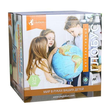 Interactive Globe Physico-Political, diameter 320 mm, with backlight, with glasses-5