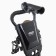 Tail for transporting bags for golf PGM, folding, aluminum, black