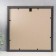 Photo frame plastic 25x25 cm, aged gold (plastic screen)