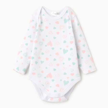 Body with a long sleeve, gray color, height 62 (1-3 months)