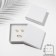 Gift box for the set “Minimal, 9 × 9 cm, white color (the size of the useful part is 8.5 × 8.5 cm)