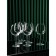 A set of glass glasses for the wine "Enoteka", 780 ml, 6 pcs