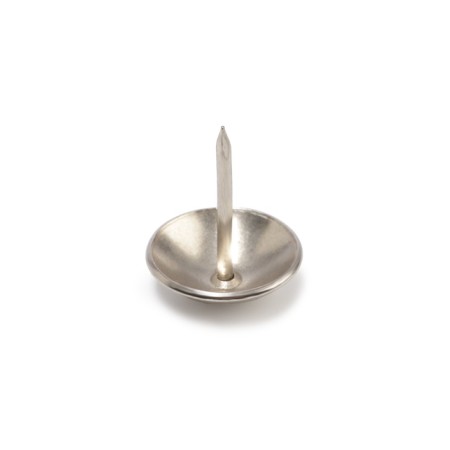 Tundra nails, decorative, 19x22 mm, chrome, 200 pcs-9