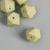 Busina silicone "polyhedron" Green jasmine d = 1.7 cm