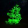 The plant is artificial aquarium, luminous, 10 cm, green