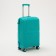 Middle suitcase 24 ", lightning department, code castle, 4 wheels, turquoise color
