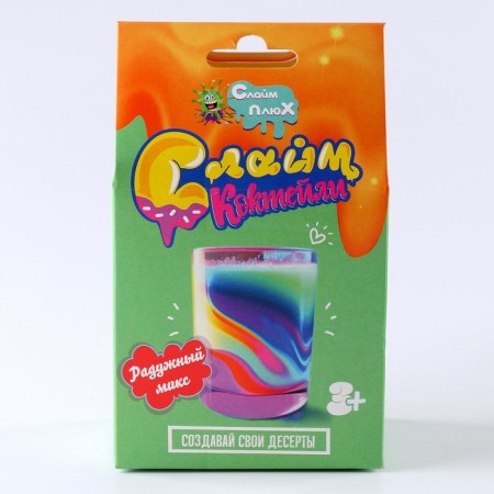 Slime cocktail "Rainbow mix"-3