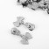 Automatic lock for metal zippers, No. 5, decorative, 10 pcs, Nickel color