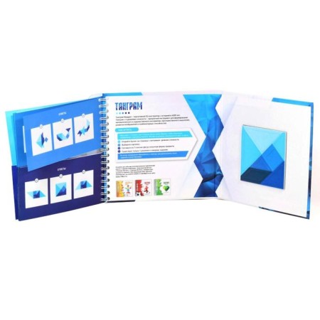 Magnetic puzzle "Tangram. Square"-3