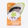 Roulette with a leash, rubber pen, 5 m, animal weight up to 15 kg, patterns on white