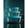 A set of containers "Dene", 1500/800/400 ml, glass, Iran