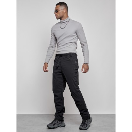 Sports male winter, size 50, black color-1