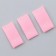 Textile strip "48", 4.6 x 1.1 cm, pink color