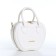 Bag Women's Cross-Bodi with a zipper, white color