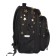 School backpack, 39 x 30 x 20 cm, Grizzly, ergonomic back, + keychain, black