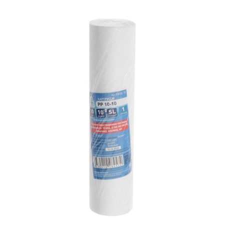 ITA Filter PP-10 cartridge, polypropylene, 1st step, removal of small particles, 10 μm