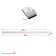 The stainless line of the Z-100 34280-100, reinforced, 1000 mm