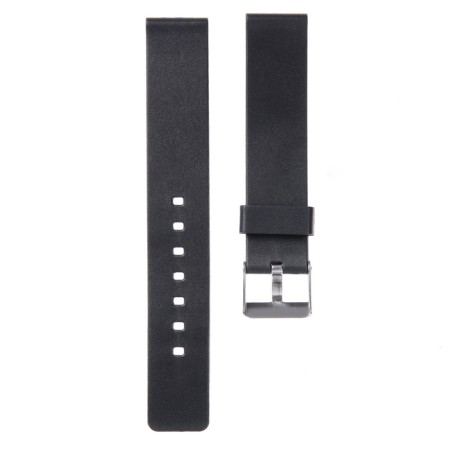18 mm watch strap, silicone, L-22 cm, black-2