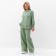 Women's costume (sweatshirt/pants), olive color, size 42
