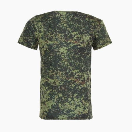 T -shirt male camouflage pixel, green color, size 46-5