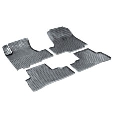 Rubber rugs ’grid’ for Honda CR-V III, 2006-2012