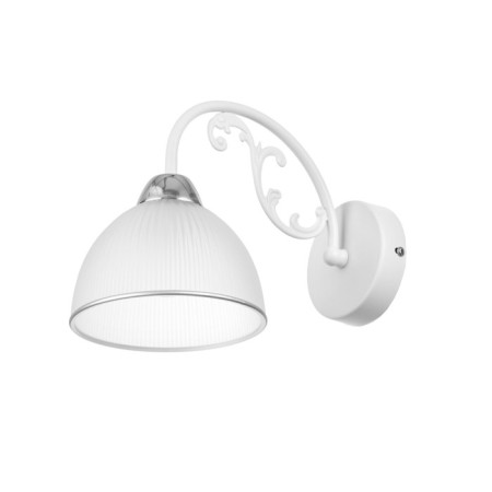 Bra "Laura" 1x60W E27 White, chrome 27x15x20cm