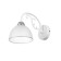 Bra "Laura" 1x60W E27 White, chrome 27x15x20cm