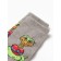 Women's socks "Snake with heart", gray color, rr 36-40