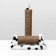 Double clawberry for kittens on a stand, jute, 30 x 28 x 32 cm, Dalmatian