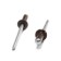 Rolls of the tundra krep, exhaust, aluminum-old, 3.2x8 mm, dark brown, 50 pcs