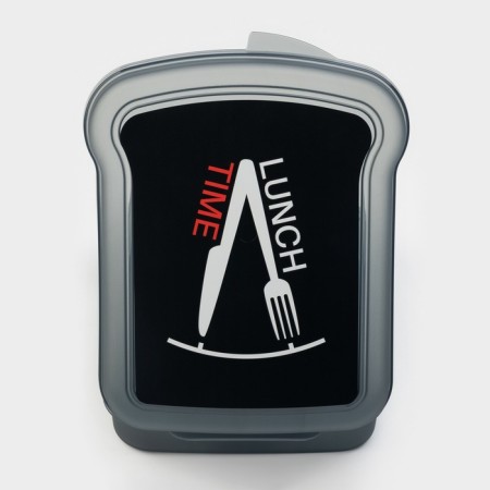 Container for sandwiches, 17 × 13 × 4.2 cm, black color-2