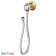 Adapter for connecting the shower column Ponsi, chrome, gold