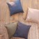 Decorative pillowcase SL Home Linen 40*40 cm, col. Green, 100%linen