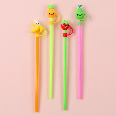 Plot tubes "Fruit", 4 pcs., Mix colors