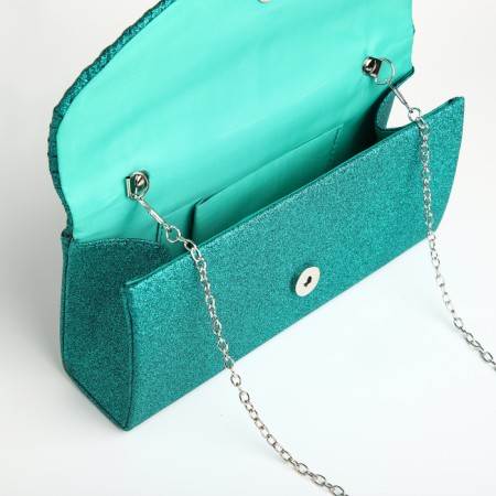 Female bag on a magnet, green color-5