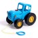 Musical catalka "Blue Tractor" with a stick