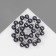 Book "Beads" mini, gray color in silver