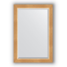 Mirror with fake in the baguette frame - pine 62 mm, 61 x 91 cm, evoForm