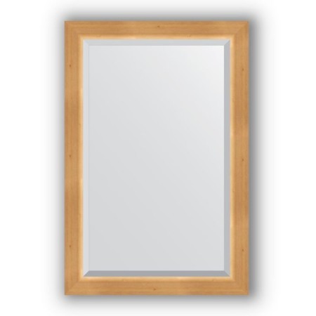 Mirror with fake in the baguette frame - pine 62 mm, 61 x 91 cm, evoForm