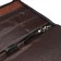 Business folder, artificial leather, 370 x 275 x 30 mm, with a metallic press, the handle “luxury” brown 6D041