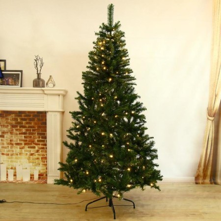 Fibrooptic Christmas tree "Exclusive" lights, 240 cm D of the lower tier 120 cm 950 branches